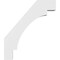 Ekena Millwork 3 1/2-in. W x 26-in. D x 30-in. H Merced Architectural Grade PVC Knee Brace BRCP035X26X30MRC - alternate 3